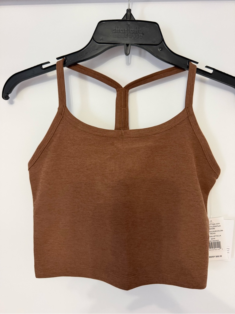 Spacedye™ Slim Racerback Cropped Tank